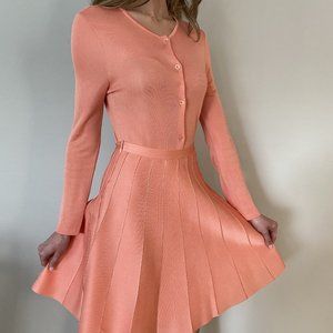 Christian Dior Sweater + Skirt Set